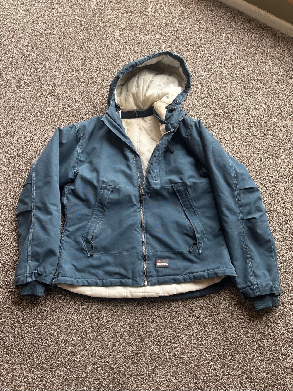 Women’s Quilted Hooded chore coat